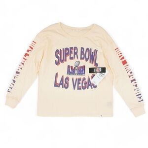 NWT 47 BRAND Peach Misc Graphic/logo T-Shirt